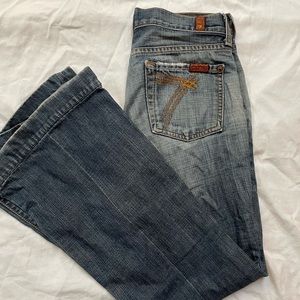 VINTAGE low rise denim jeans